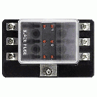 Quality Mobile Video BLRI506 6-Gang ATC Fuse Block with LED indicator