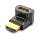 QMV HDMI-AINB0 Horizontal 90 Degree Right Angle HDMI adapter
