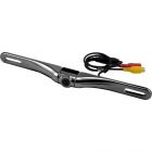 Accele RVCLPMB Black Zinc Metal Bar type License Plate Backup Camera