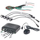 iPark IPTSR400 Parking Assist System with 4 Back up sensors and Speaker