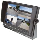 Safesight RM-1018QAHD 10" 960P Commercial Quad Screen with sun shade - 4 AHD Video inputs