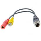 Safesight SMCRCA05 Commercial Grade Back Up Camera RCA Adapter Harness