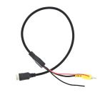 Safesight SMCRCA4 Commercial Grade Back Up Camera RCA Adapter Harness with bare power leads