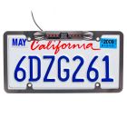 Safesight TOP-ML04R-BLACK Full Frame Black Metal License Plate Back up Camera with LED Illumination 