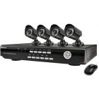 Swann SWDVK-825504-US 8-Channel DVR with 4 Indoor/Outdoor Day/Night Vision CCD Cameras