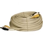 Security Labs SLA-23 A/V/Power Coaxial Camera Cable with External Coupler, 50 ft