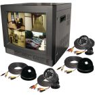 Security Labs SLM426C-B Refurbished Color Quad Observation System with 4 Cameras