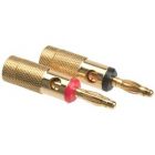 Proline PCS2 Single Gold Banana Plug speaker connector - Pair