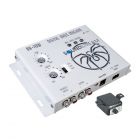 Soundstream BX-10W Digital Bass Reconstruction Processor with Dash Mount Remote Control - White
