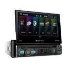 Soundstream VR-75B 7" Single DIN Flip Up DVD Receiver with Bluetooth 4.0 
