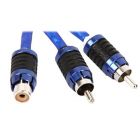 Stinger SI62YM 6000-Series (2) Male to (1) Female Y-Adapter Car Stereo RCA Interconnect Cable