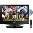 SuperSonic SC1512 15.6" HD LED TV and DVD Combo with AC/DC power adapter