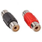 T-Spec V6RCA-BFN Nickel RCA Barrel Connectors - Pair