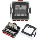 T-Spec VFDB4 V12 Series 4 Position MANL Fused Distribution Block with 0 Gauge Input and 4 and 8 Gauge Output