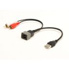 PACUSBNI1 2011-Up Nissan 8-pin OEM USB Port Retention Cable features: