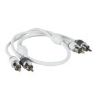 T-Spec V10RCA-32 3 Foot V10 Series Two-channel RCA Audio Cable in Matte Pearl