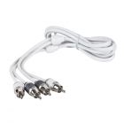 T-Spec V10RCA-62 6 Foot V10 Series Two-channel RCA Audio Cable in Matte Pearl