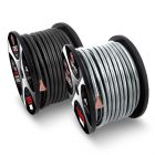 T-Spec V12GW-1025 Universal 25 Feet 0 Gauge V12 Series Power Wire in Matte Smoke for Vehicles