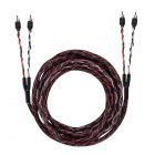 T-Spec V12RCA-172 17 Foot V12 Series Two-Channel Audio Cable in Black and Red