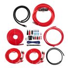 T-Spec V6-4DAK 4 Gauge V6 Series Dual Amplifier Installation Kit with RCA cables