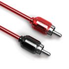 T-Spec V6RCA-172 17 Foot V6 Series Two-channel RCA Audio Cable in Red