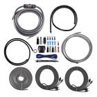 T-Spec V8-4DAK 4 Gauge V8 Series Dual Amplifier Installation Kit - Power only