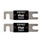 T-Spec V8-ANL150V8 Series 150 Ampere Nickel Plated ANL Fuses - 2 Pack