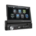 Soundstream VIR-7830B 7" Single DIN Flip Up DVD Receiver with Bluetooth 