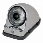 Audiovox Voyager VCMS50LCM 1/4" Left Side Mount Color Camera with 80 degree Wide Angle - Chrome housing