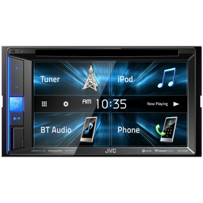 Superioriteit werkloosheid Fauteuil JVC KW-V25BT 6.2" Double DIN Car Stereo receiver