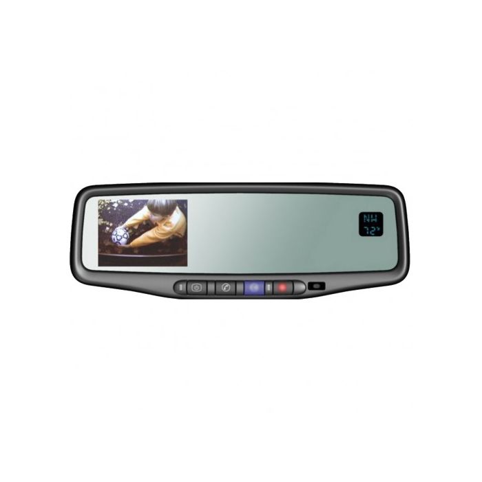 compass+temperature Rearview mirror 3.5"LCD display,fits Ford,GM,Toyota,Nissan 