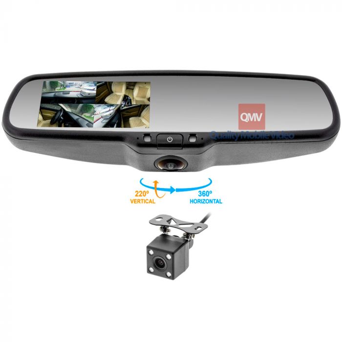 Accelevision RVMDVR360IR Touchscreen 360 Degree DVR Visual Blind