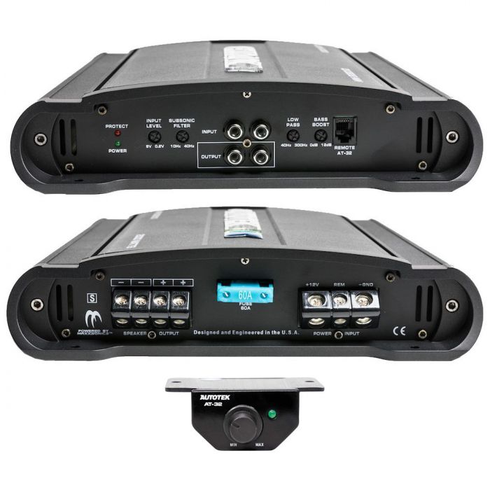 Autotek MM2020.1D Mean Machine Series 2000W Class D Monoblock