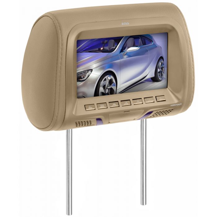 Boss HIR70UT 7 Inch Replacement Headrest Monitor Tan