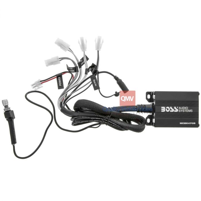 Boss Audio MCBK470B Black Motorcycle/ATV Sound System with