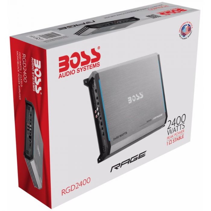 Boss Audio RGD2400 Rage Class D Monoblock 2400 Watts