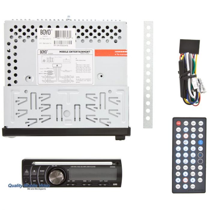 Boyo AVS300 In Dash DVD Player with AM/FM Radio, 50 watts x