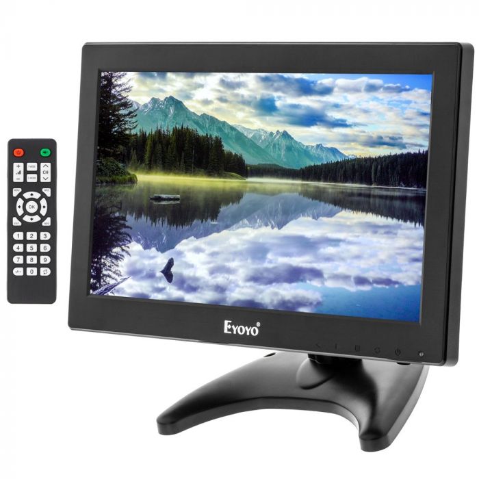 Eyoyo TOP-SS-LCD122-2 12 Inch IPS Monitor with HDMI, and VGA