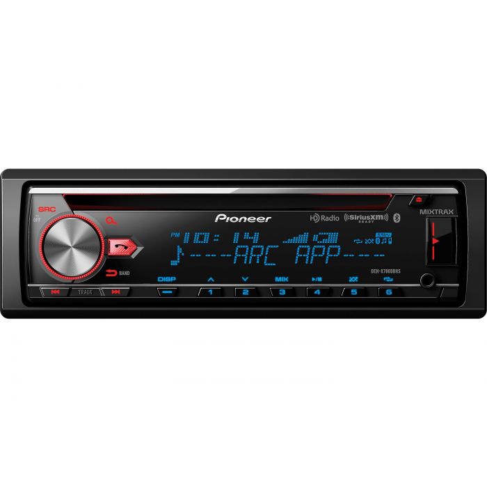 Pioneer DEH-X7800BHS Single-DIN In-Dash Bluetooth CD Receiver with