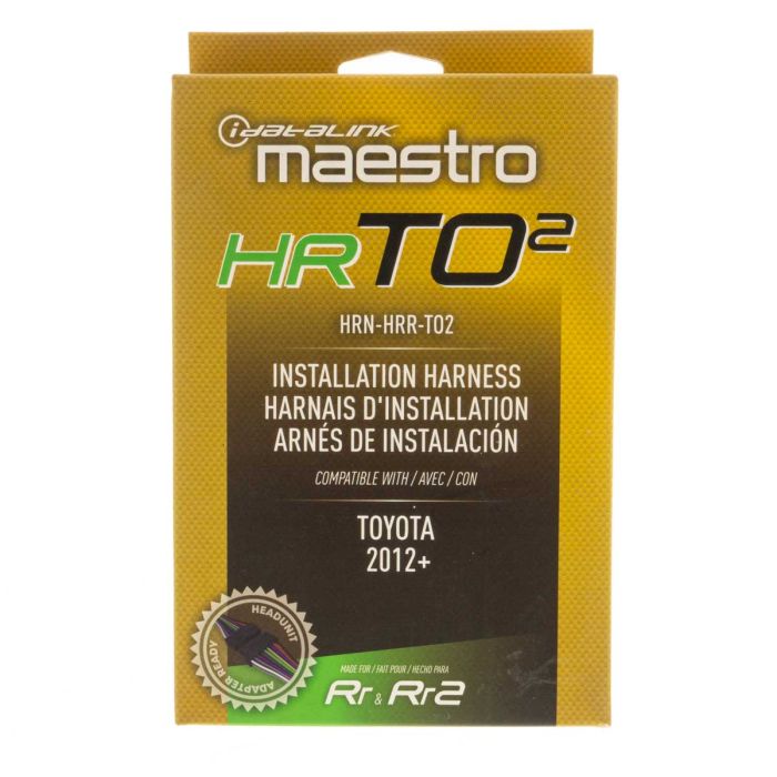 idataLink Maestro HRN-HRR-TO2 Radio Replacement and Steering Wheel