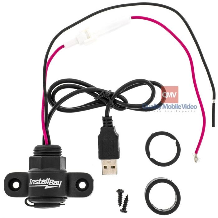Install Bay IBR78 Pass-Through Flush-Mount USB Socket