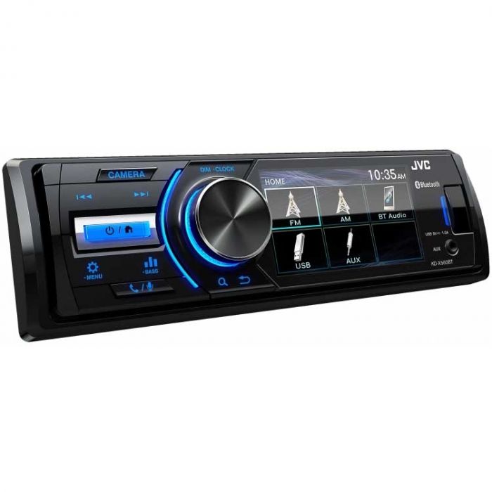 JVC KD-X560BTS Single DIN Marine Bluetooth USB Digital Media