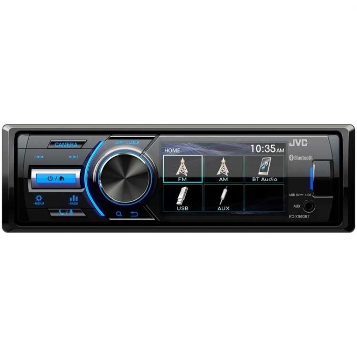 het is mooi gezond verstand koppeling JVC KD-X560BTS Single DIN Marine Bluetooth USB Digital Media Receiver with  3 inch Display and SiriusXM Ready