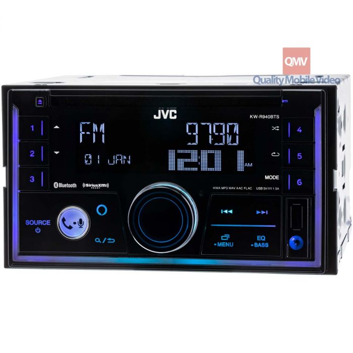 JVC KW-R940BTS Double-DIN In-Dash CD Receiver with Amazon Alex and