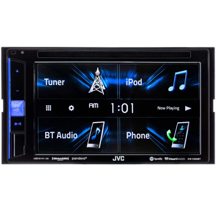 walgelijk Aanwezigheid matchmaker JVC KW-V250BT 6.2" Double DIN Car Stereo receiver