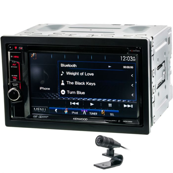 Kenwood eXcelon DDX392 Double DIN 6.2" InDash DVD/CD/AM/FM Receiver