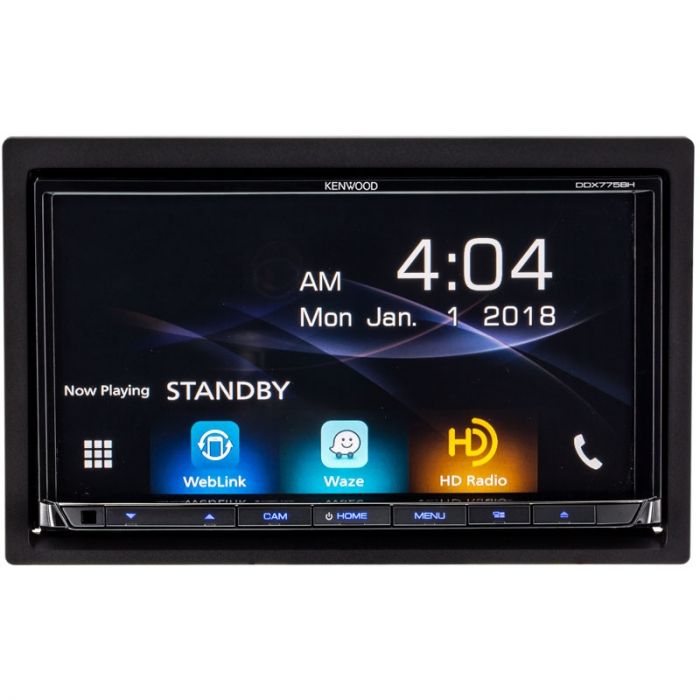 Kenwood DDX775BH Double DIN 7" InDash Receiver with SiriusXM