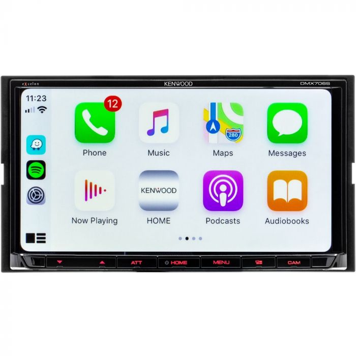 Kenwood eXcelon DMX706S 6.95 Inch Double DIN Digital Media