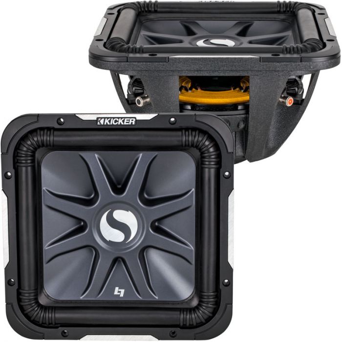 Kicker 8 inch square hot sale subwoofer