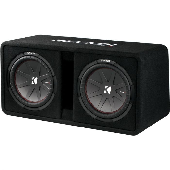 Kicker 43DCWR122 2,000 Watt Dual 12 inch CompR Ported Enclosure